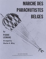 Marche Des Parachutistes Belges Concert Band sheet music cover